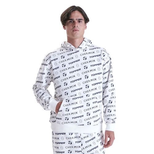 BUZO CANGURO UNISEX TOPPER BASICS CHER MIX