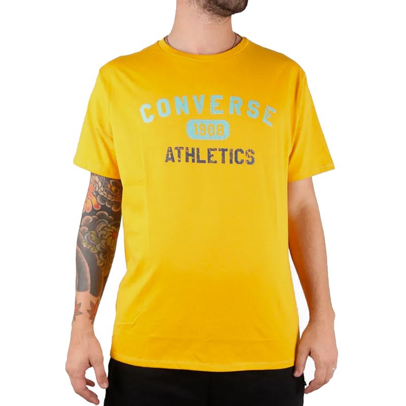 REMERA-HOMBRE-ATHLETICS-CONVERSE-TEE-YEL