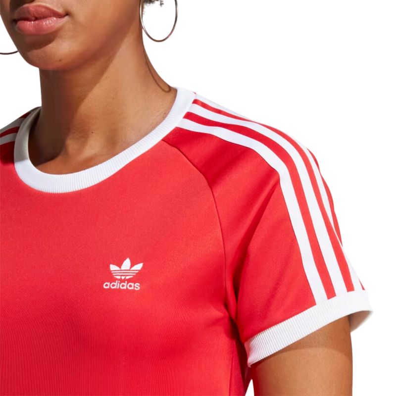 Camisetas adidas shops mujer rojas