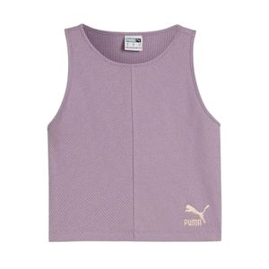 REMERA MUJER PUMA CLASSICS RIBBED CROP