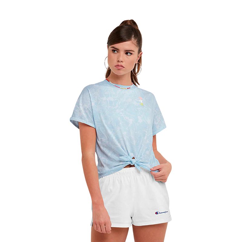 REMERA-MUJER-CHAMPION-MARBLE-CON-NUDO