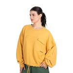 BUZO-MUJER-CONVERSE-POCKET-CONS-CREWNECK-OCRE