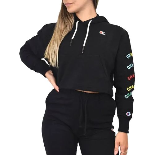 BUZO MUJER CHAMPION CROP HOODIE