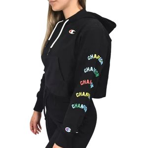 BUZO MUJER CHAMPION CROP HOODIE